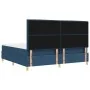 Cama con Somier y Colchón & LED Azul 200x200 cm Tela | Foro24.es | Tu tienda online para hogar, jardín y más Foro24.es