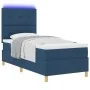 Estructura de Cama con Colchón Azul Tela 90 x 200 cm Cama Azul | Foro24.es | Tu tienda online para hogar, jardín y más Foro24.es