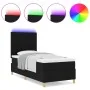 Estructura de Cama con Colchón Negro Tela 90 x 200 cm | Foro24.es | Tu tienda online para hogar, jardín y más Foro24.es
