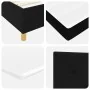 Estructura de Cama con Colchón Negro Tela 90 x 200 cm | Foro24.es | Tu tienda online para hogar, jardín y más Foro24.es