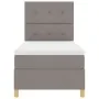 Estructura de Cama con Colchón Taupe Tela 100 x 200 cm Cama | Foro24.es | Tu tienda online para hogar, jardín y más Foro24.es