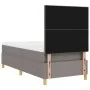 Estructura de Cama con Colchón Taupe Tela 100 x 200 cm Cama | Foro24.es | Tu tienda online para hogar, jardín y más Foro24.es