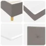 Estructura de Cama con Colchón Taupe Tela 100 x 200 cm Cama | Foro24.es | Tu tienda online para hogar, jardín y más Foro24.es