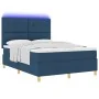 Estructura de Cama con Colchón Azul Tela 140 x 190 cm | Foro24.es | Tu tienda online para hogar, jardín y más Foro24.es