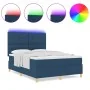 Estructura de Cama con Colchón Azul Tela 140 x 190 cm | Foro24.es | Tu tienda online para hogar, jardín y más Foro24.es