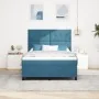 Cama con Box Spring y Colchón & LED Azul Oscuro 160x200 cm de Terciopelo | Foro24.es | Tu tienda online para hogar, jardín y más Foro24.es