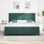 Cama con Somier y Colchón con LED Verde Oscuro 200x200 cm Terciopelo | Foro24.es | Tu tienda online para hogar, jardín y más Foro24.es