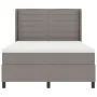 Cama box spring con colchón y LED Taupe 140x200 cm Tela | Foro24.es | Tu tienda online para hogar, jardín y más Foro24.es