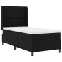 Cama Box Spring con Colchón y LED Negro 90x200 cm Tela by , Beds and slatted bases - Ref: Foro24-3343485, Price: 368,06 €, Di...