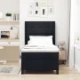 Cama Box Spring con Colchón y LED Negro 90x200 cm Tela by , Beds and slatted bases - Ref: Foro24-3343485, Price: 368,06 €, Di...
