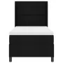 Cama Box Spring con Colchón y LED Negro 90x200 cm Tela by , Beds and slatted bases - Ref: Foro24-3343485, Price: 368,06 €, Di...