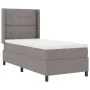 Cama Box Spring con colchón y LED Taupe 100x200 cm Funda | Foro24.es | Tu tienda online para hogar, jardín y más Foro24.es