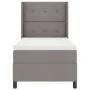 Cama Box Spring con colchón y LED Taupe 100x200 cm Funda | Foro24.es | Tu tienda online para hogar, jardín y más Foro24.es