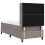 Cama Box Spring con colchón y LED Taupe 100x200 cm Funda | Foro24.es | Tu tienda online para hogar, jardín y más Foro24.es
