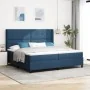 Cama de Box Spring con Colchón y LED Azul 200x200 cm Tela | Foro24.es | Tu tienda online para hogar, jardín y más Foro24.es