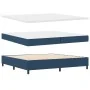Cama de Box Spring con Colchón y LED Azul 200x200 cm Tela | Foro24.es | Tu tienda online para hogar, jardín y más Foro24.es