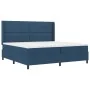 Cama de Box Spring con Colchón y LED Azul 200x200 cm Tela | Foro24.es | Tu tienda online para hogar, jardín y más Foro24.es