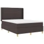 Cama con Somier y Colchón LED Marrón Oscuro 140x200 cm Tela | Foro24.es | Tu tienda online para hogar, jardín y más Foro24.es
