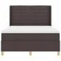 Cama con Somier y Colchón LED Marrón Oscuro 140x200 cm Tela | Foro24.es | Tu tienda online para hogar, jardín y más Foro24.es