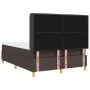 Cama con Somier y Colchón LED Marrón Oscuro 140x200 cm Tela | Foro24.es | Tu tienda online para hogar, jardín y más Foro24.es