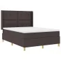 Cama con somier de y colchón & LED Marrón Oscuro 140x190 cm Tela | Foro24.es | Tu tienda online para hogar, jardín y más Foro24.es