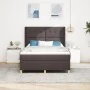 Cama con somier de y colchón & LED Marrón Oscuro 140x190 cm Tela | Foro24.es | Tu tienda online para hogar, jardín y más Foro24.es