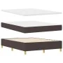 Cama con somier de y colchón & LED Marrón Oscuro 140x190 cm Tela | Foro24.es | Tu tienda online para hogar, jardín y más Foro24.es