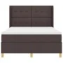 Cama con somier de y colchón & LED Marrón Oscuro 140x190 cm Tela | Foro24.es | Tu tienda online para hogar, jardín y más Foro24.es