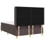 Cama con somier de y colchón & LED Marrón Oscuro 140x190 cm Tela | Foro24.es | Tu tienda online para hogar, jardín y más Foro24.es