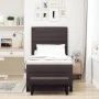 Cama con Somier con Colchón y Banco Marrón Oscuro 90x200 cm Tela | Foro24.es | Tu tienda online para hogar, jardín y más Foro24.es