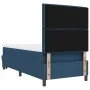 Cama con Somier con Colchón y Banco Azul 90x200 cm Tela | Foro24.es | Tu tienda online para hogar, jardín y más Foro24.es