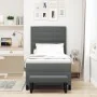 Cama con Base con Colchón y Banco Gris Oscuro 100x200 cm Tela | Foro24.es | Tu tienda online para hogar, jardín y más Foro24.es