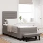 Cama con Base de Resorte con Colchón y Banco Taupe 100x200 cm Tela | Foro24.es | Tu tienda online para hogar, jardín y más Foro24.es