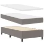 Cama con Base de Resorte con Colchón y Banco Taupe 100x200 cm Tela | Foro24.es | Tu tienda online para hogar, jardín y más Foro24.es