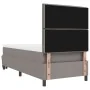 Cama con Base de Resorte con Colchón y Banco Taupe 100x200 cm Tela | Foro24.es | Tu tienda online para hogar, jardín y más Foro24.es