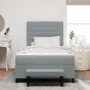 Cama con Canon con Colchón y Banco Gris Claro 120x200 cm Tela | Foro24.es | Tu tienda online para hogar, jardín y más Foro24.es