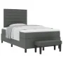 Cama con Somier con Colchón y Banco Gris Oscuro 120x200 cm Tela | Foro24.es | Tu tienda online para hogar, jardín y más Foro24.es
