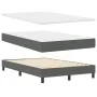 Cama con Somier con Colchón y Banco Gris Oscuro 120x200 cm Tela | Foro24.es | Tu tienda online para hogar, jardín y más Foro24.es
