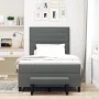 Cama con Somier con Colchón y Banco Gris Oscuro 120x200 cm Tela | Foro24.es | Tu tienda online para hogar, jardín y más Foro24.es