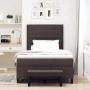 Cama con Somier y Colchón & Banco Marrón Oscuro 120x200 cm Tela von , Betten und Lattenroste - Ref: Foro24-3343984, Preis: 46...