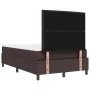Cama con Somier y Colchón & Banco Marrón Oscuro 120x200 cm Tela von , Betten und Lattenroste - Ref: Foro24-3343984, Preis: 46...