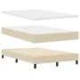 Cama Box Spring con Colchón y Banco Crema 120x200 cm Tela de , Camas y somieres - Ref: Foro24-3343986, Precio: 465,95 €, Desc...