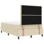 Cama Box Spring con Colchón y Banco Crema 120x200 cm Tela de , Camas y somieres - Ref: Foro24-3343986, Precio: 465,95 €, Desc...