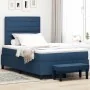 Cama Box Spring con Colchón y Banco Azul 120x200 cm Tela by , Beds and slatted bases - Ref: Foro24-3343987, Price: 485,21 €, ...