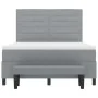Cama con Base de Resortes con Colchón y Banco Gris Claro 140x190 cm Tela | Foro24.es | Tu tienda online para hogar, jardín y más Foro24.es