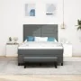 Cama con Box Spring con colchón y banco gris oscuro 140x190 cm Tela by , Beds and slatted bases - Ref: Foro24-3343989, Price:...