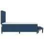 Cama con Somier con colchón y banco Azul 140x190 cm Tela | Foro24.es | Tu tienda online para hogar, jardín y más Foro24.es
