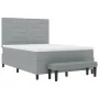 Cama con Base con Colchón y Banco Gris Claro 140x200 cm Tela | Foro24.es | Tu tienda online para hogar, jardín y más Foro24.es