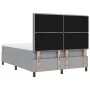 Cama con Base con Colchón y Banco Gris Claro 140x200 cm Tela | Foro24.es | Tu tienda online para hogar, jardín y más Foro24.es
