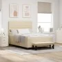 Cama con Base con Colchón y Banco Crema 140x200 cm Tela | Foro24.es | Tu tienda online para hogar, jardín y más Foro24.es